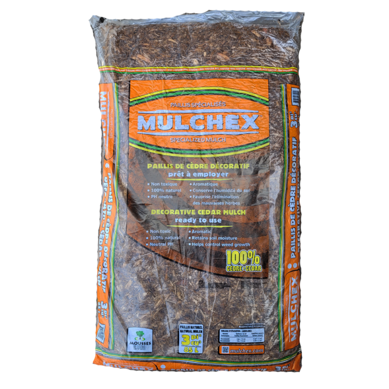 Bagged Cedar Mulch Natural | Van Putte Gardens