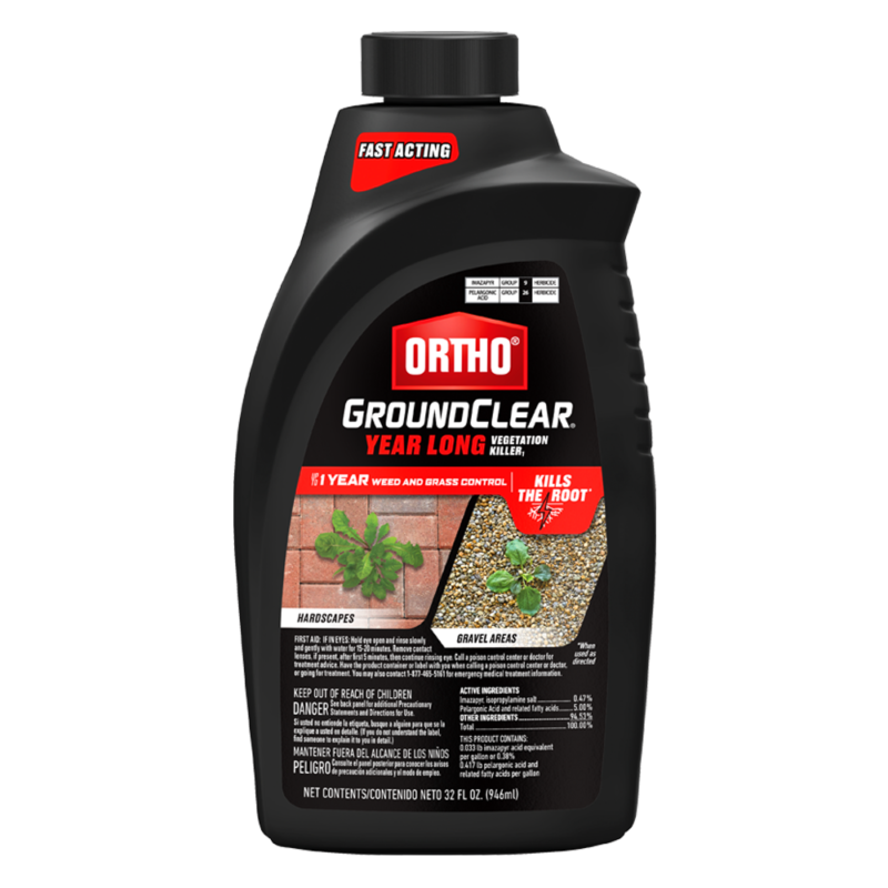 Ortho Groundclear Year Long Vegetation Killer Concentrate 32OZ | Van ...