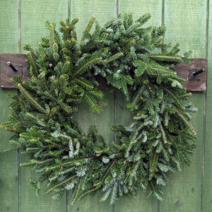 32" Fresh Plain Fraser Fir Wreath