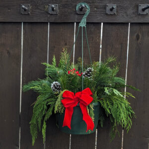 Evergreen Jingle Basket
