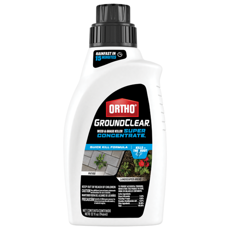 Ortho Groundclear Weed And Grass Killer Super Concentrate 32oz Van Putte Gardens 8705