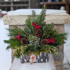 Vintage Cardinal Centerpiece
