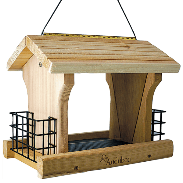 Audubon Deluxe Cedar Ranch Feeder w/ Suet Holders 5LB