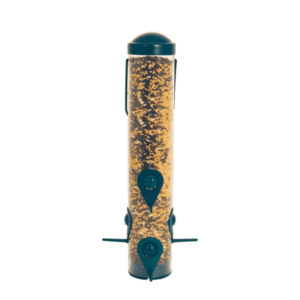 Audubon Green Plastic Mixed Seed Tube Feeder