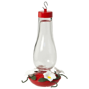 Audubon Hurricane Glass Hummingbird Feeder 18OZ