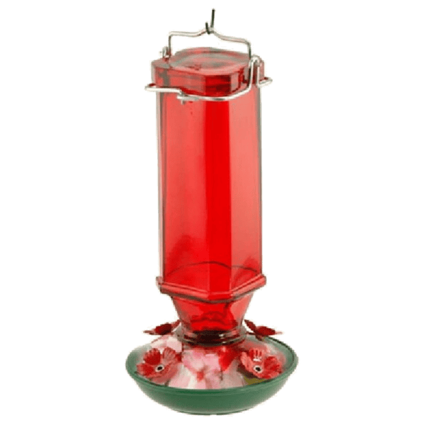 Audubon Vintage Glass Hummingbird Feeder 16OZ