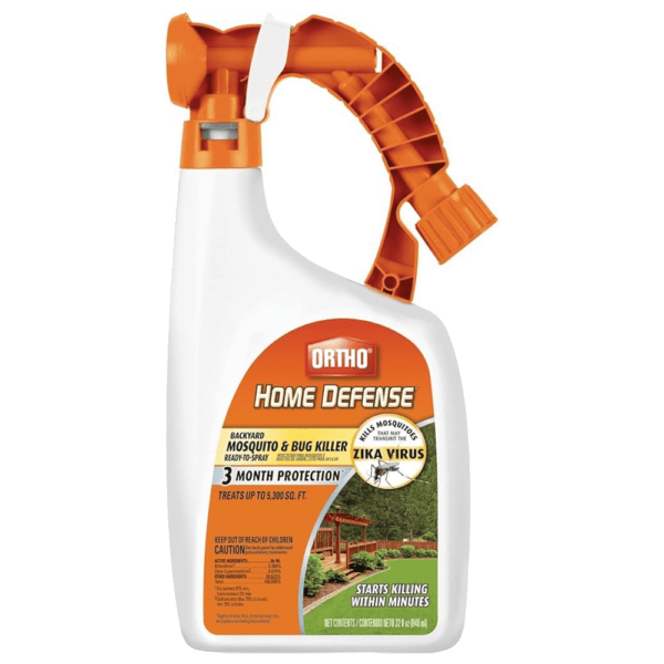 Ortho Home Defense Backyard Mosquito & Bug Killer RTU Hose End Spray 32OZ
