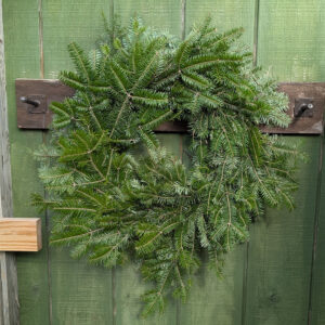 28" Fresh Plain Balsam Fir Wreath
