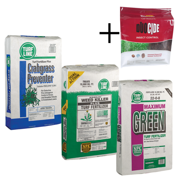 Turf Line 10K 3-Step Spring Starter Program + Duocide Grub Control ...