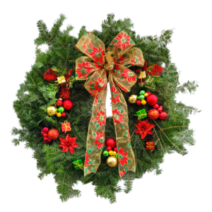 Custom Decorated Wreath - Multicolored